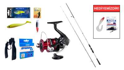  Fujin FastGame 265cm 8-35 gr&Shimano Sienna 4000 FG Spin Seti - 1