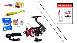 Fujin FastGame 265cm 8-35 gr&Shimano Sienna 4000 FG Spin Seti - 1