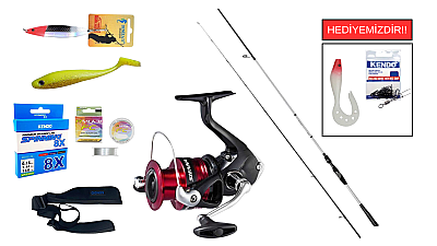 Fujin FastGame 265cm 8-35 gr&Shimano Sienna 4000 FG Spin Seti - 1