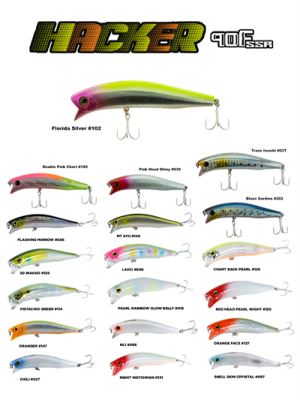 Fujin Hacker 90mm 13.7gr SSR Floating Maket Balık - 1