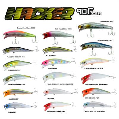 Fujin Hacker 90mm 13.7gr SSR Floating Maket Balık - 1