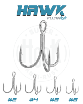 Fujin Hawk Süper Anti-Rust Üçlü Kanca - 1