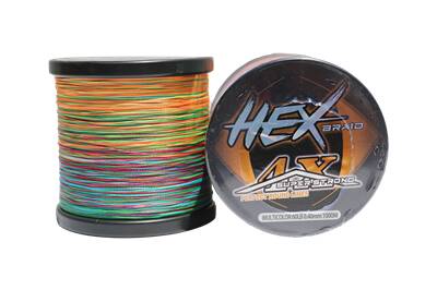 Fujin Hex Braid 4x 1000mt 0,40 mm Multicolor PE Bobin İp - 1