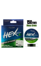 Fujin Hex Braid 4x 150mt Moss Green PE İp Misina - Fujin