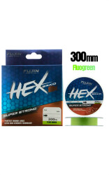 Fujin Hex Braid 8x 300mt Fluo Green PE İp Misina - Fujin