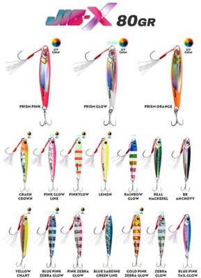Fujin Jig-X 80gr Shore Jigging Jig Yem - 20
