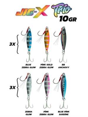 Fujin Jig-X Trio 3lü Micro Jig 10gr - 1