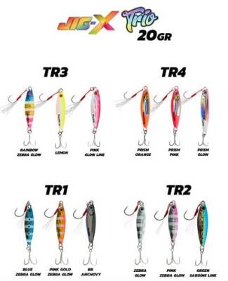 Fujin Jig-X Trio 3lü Micro Jig 20gr - 1