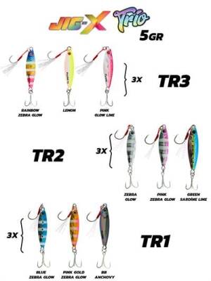 Fujin Jig-X Trio 3lü Micro Jig 5gr - 1