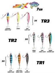 Fujin Jig-X Trio 3lü Micro Jig 7gr - 8