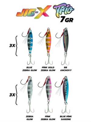 Fujin Jig-X Trio 3lü Micro Jig 7gr - 1