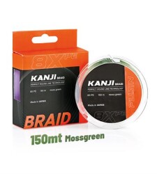 Fujin Kanji 8X 150MT Moss Green Pe Line - Fujin