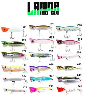 FUJIN La-Nina Maket Balık Su Üstü Popper - 5