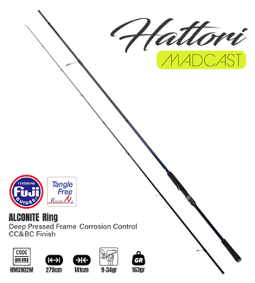 Fujin Madcast 270cm 9-34gr Spin Kamışı - 1