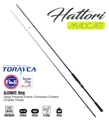 Fujin Madcast 270cm 9-34gr Spin Kamışı - 1