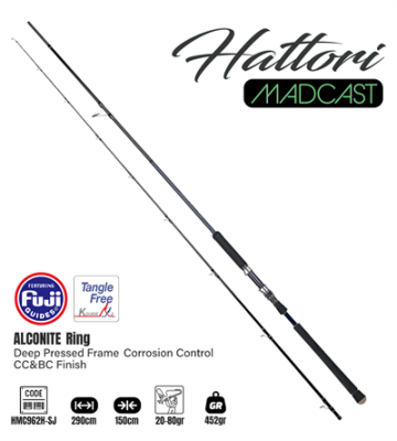 Fujin Madcast 290cm 20-80gr Shore Jig Kamışı - 1