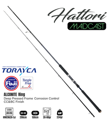 Fujin Madcast 290cm 20-80gr Shore Jig Kamışı - 1