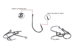 Fujin Maru Seigo With Eye Çapraz Delikli Olta Kancası - 3