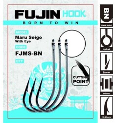 Fujin Maru Seigo With Eye Çapraz Delikli Olta Kancası - 1