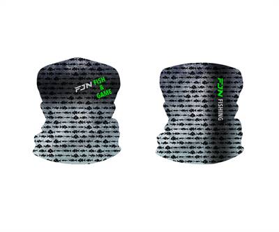Fujin Neck Gaiter Boyunluk Aqua Blue Fish - 1
