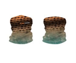 Fujin Neck Gaiter Boyunluk Aqua Orange Fish - Fujin