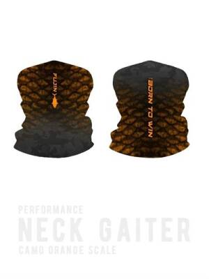 Fujin Neck Gaiter Boyunluk Camo Orange Scale - 1