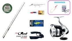 Fujin New Crow 270 cm 10–40 gr & Daiwa Strikeforce 4000B Spin Seti - Daiwa