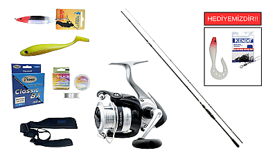 Fujin New Crow 270 cm 10–40 gr & Daiwa Strikeforce 4000B Spin Seti - 1