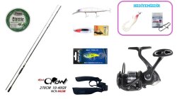 Fujin New Crow 270 cm 10–40 gr & Ryuji Infinity 4000M Spin Seti - Ryuji