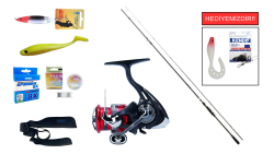 Fujin New Crow 270cm 5-30gr&Daiwa Ninja 23 LT 3000 C Spin Seti - Daiwa