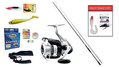 Fujin New Crow 270cm 5-30gr&Daiwa Strikeforce 4000 B Spin Seti - 1