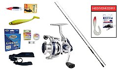 Fujin New Crow 270cm 5-30gr&Okuma ARIA-C4000a Painting Silver 1BB Spin Seti - Okuma
