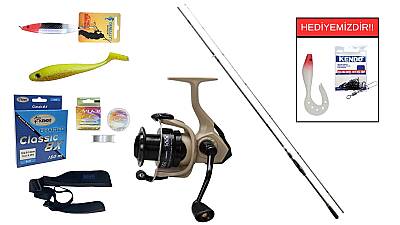 Fujin New Crow 270cm 5-30gr&Okuma Outrax OR-3000SGA 1+1BB Spin Seti - 1