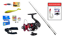 Fujin New Crow 270cm 5-30gr&Shimano Sienna 4000 FG Spin Seti - Fujin