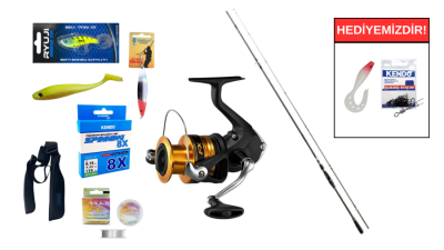 Fujin New Crow 270cm&Shimano FX C3000 FC Spin Seti - 1