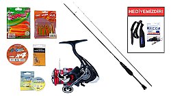 Fujin Pangea 190cm 02-4gr&Daiwa Ninja 23 LT 1000 LRF Seti - Daiwa