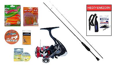 Fujin Pangea 190cm 02-4gr&Daiwa Ninja 23 LT 1000 LRF Seti - 1