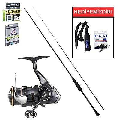 Fujin Pangea 233cm 1-14gr&Daiwa 26 Freams LT 1000 S P LRF Seti - 1