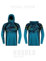 Fujin Performance Hooded Kapüşonlu ve Boyunluklu Blue Reef - Fujin