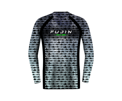 Fujin Performance T-Shirt Aqua Blue Fish - 2