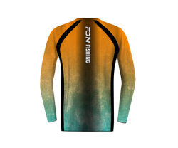 Fujin Performance T-Shirt Aqua Orange - 3