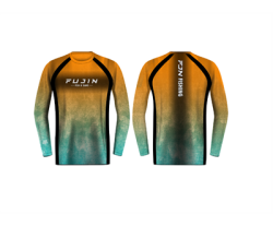 Fujin Performance T-Shirt Aqua Orange - Fujin