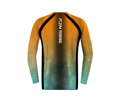 Fujin Performance T-Shirt Aqua Orange - 3