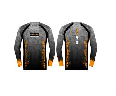 Fujin Performance T-Shirt Camo Orange - 1