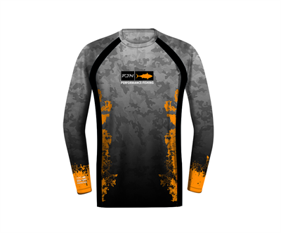 Fujin Performance T-Shirt Camo Orange - 2