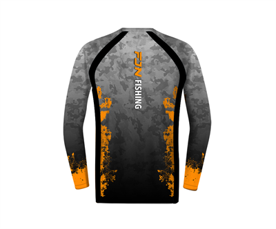 Fujin Performance T-Shirt Camo Orange - 3