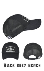 Fujin Pro Angler Black + Grey Bench Şapka - Fujin