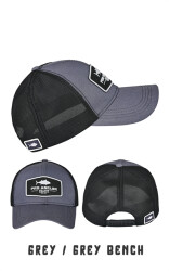 Fujin Pro Angler Grey + Grey Bench Şapka - Fujin