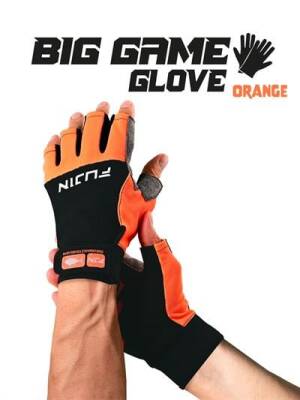 Fujin Pro Angler S24 Big Game Gloves Orange - 1