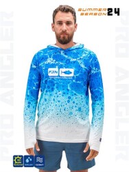 Fujin Pro Angler S24 Hooded Blue Ocean - Fujin